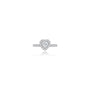 0.5 Ct Heart Cut Diamond Halo Pave Ring by Fortune Jewellery