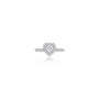 0.75 Ct Heart Cut Diamond Halo Pave Ring by Fortune Jewellery