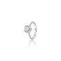 Lab grown 0.75 Ct Heart Cut Diamond Halo Pave Ring by Fortune Jewellery