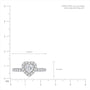 2 Ct Heart Shape Lab Grown Diamond Halo Pave Engagement Ring by Fortune