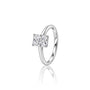 Side profile of 4 Ct Emerald Cut Solitaire Diamond Ring