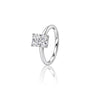 Side view of 5 Ct Emerald Cut Diamond Solitaire Ring