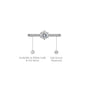 Details of 4 Ct Round Cut Diamond Pavé Solitaire Ring by Fortune Jewellery