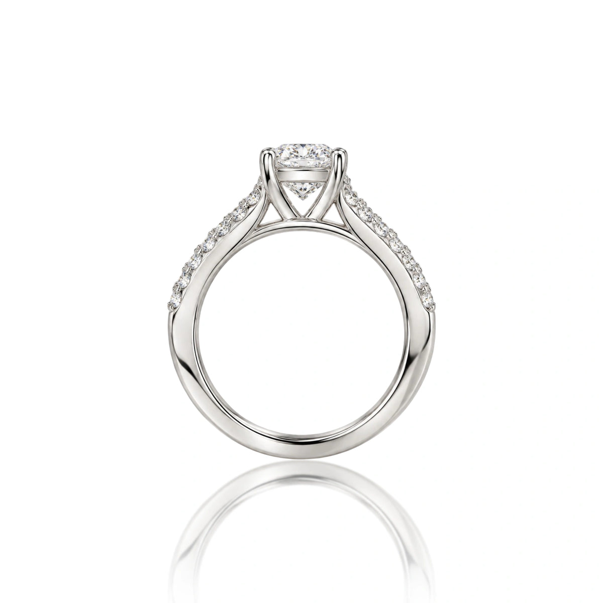 Luxury Cushion Cut Diamond Rings for Women by Fortune Jewellery