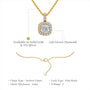 Delicate 1-carat-cushion-cut-diamond-halo-pendant