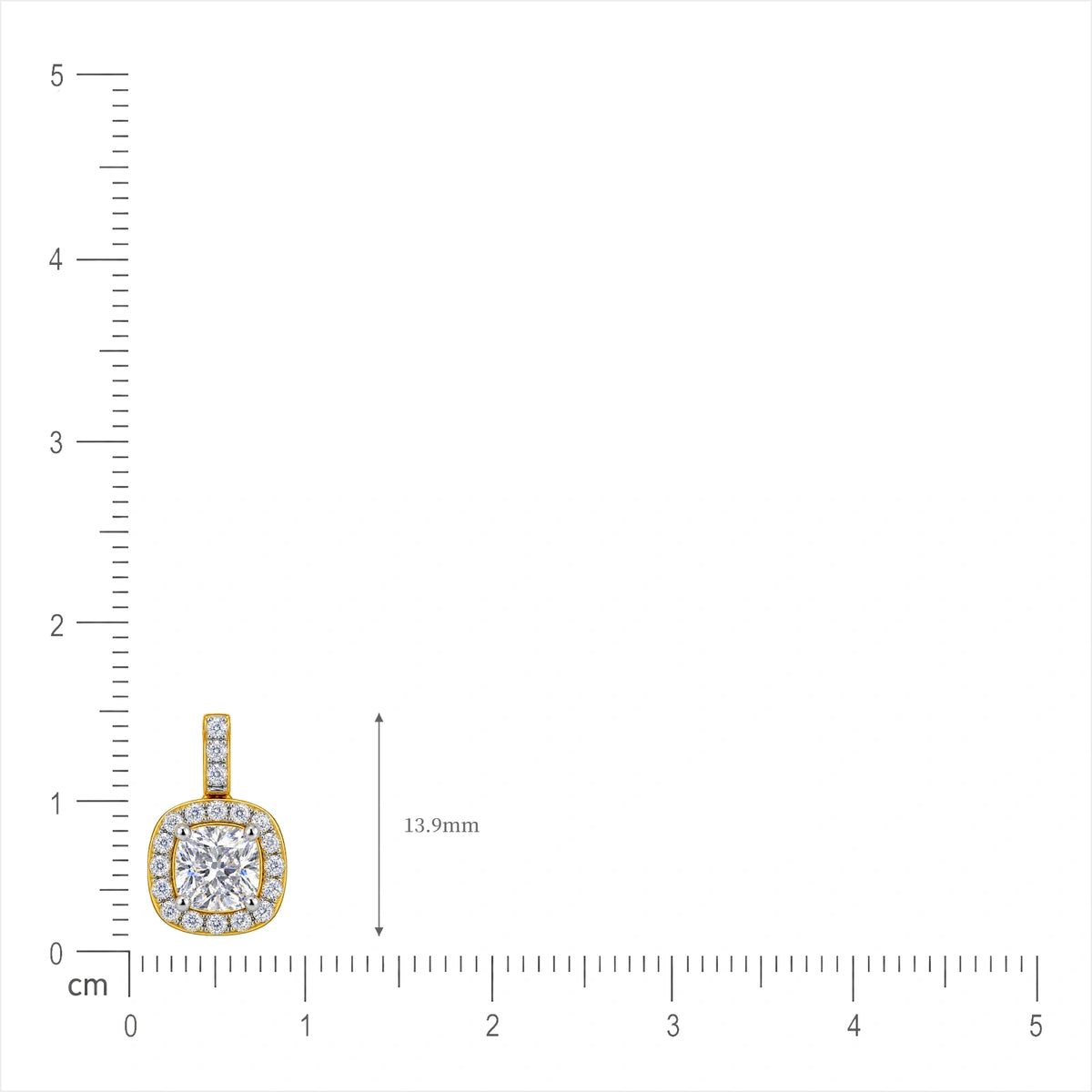 1-carat-cushion-cut-diamond-halo-pendant by Fortune 