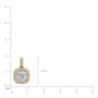 2-ct-cushion-cut-diamond-halo-pendant by Fortune 