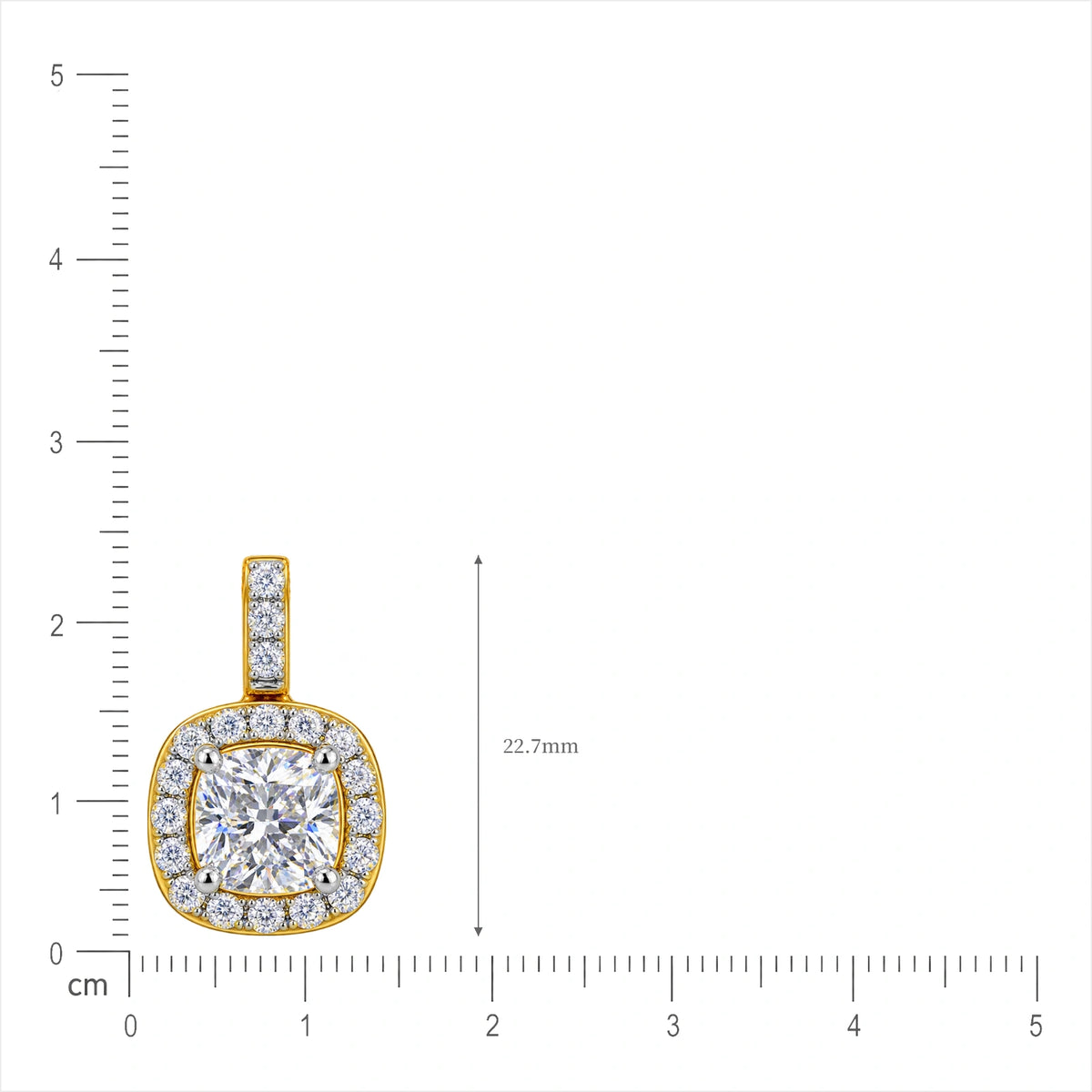 4-ct-cushion-cut-diamond-halo-pendant by Fortune  