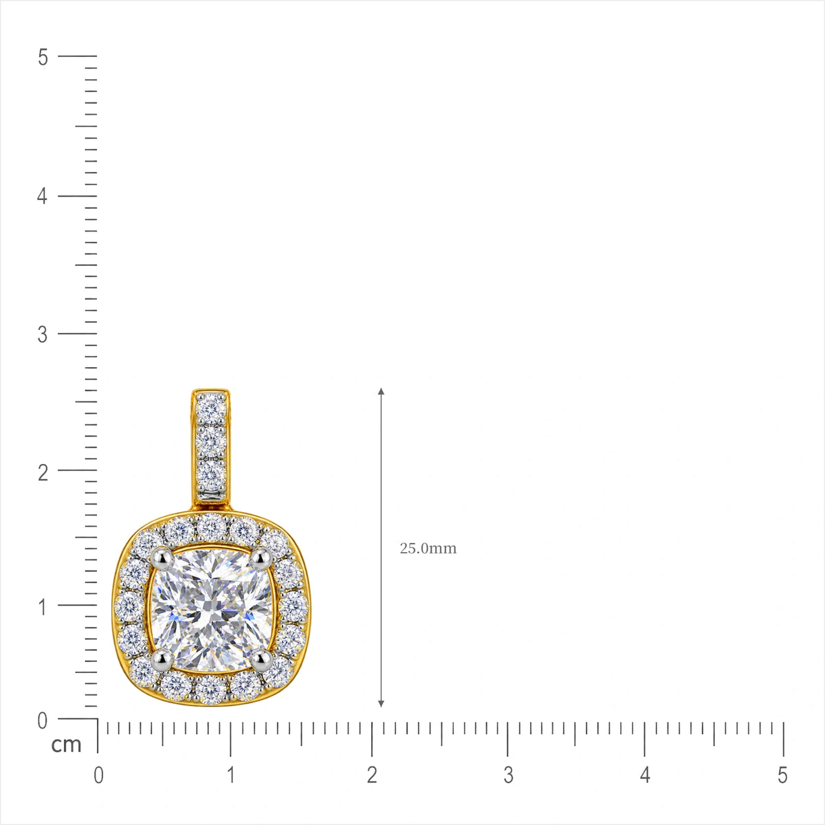 5-carat-cushion-cut-diamond-halo-pendant by Fortune 