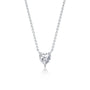 Beautiful diamond mini heart solitaire necklace for women