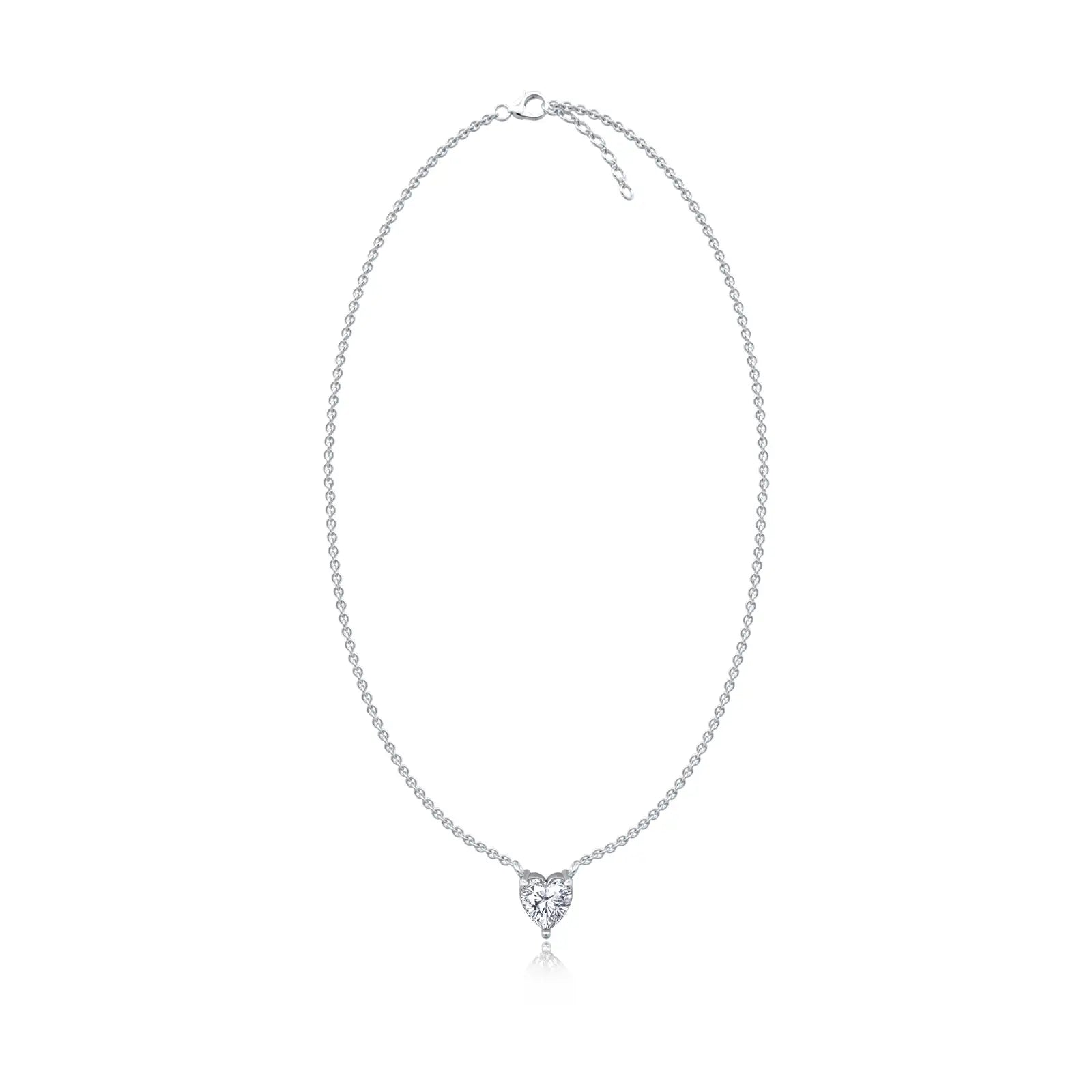 Trending mini heart solitaire necklace for women