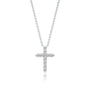 Trending pavé diamond cross necklace for women