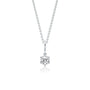 0.25 Ct Solitaire diamond pendant necklace for pretty girls
