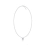 0.25 Ct four prong solitaire fancy diamond necklace