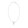 Signature f diamond pendant necklace for girl 