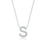 Trending initial s diamond necklace
