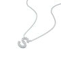 Initial s diamond necklace valentine gift for women