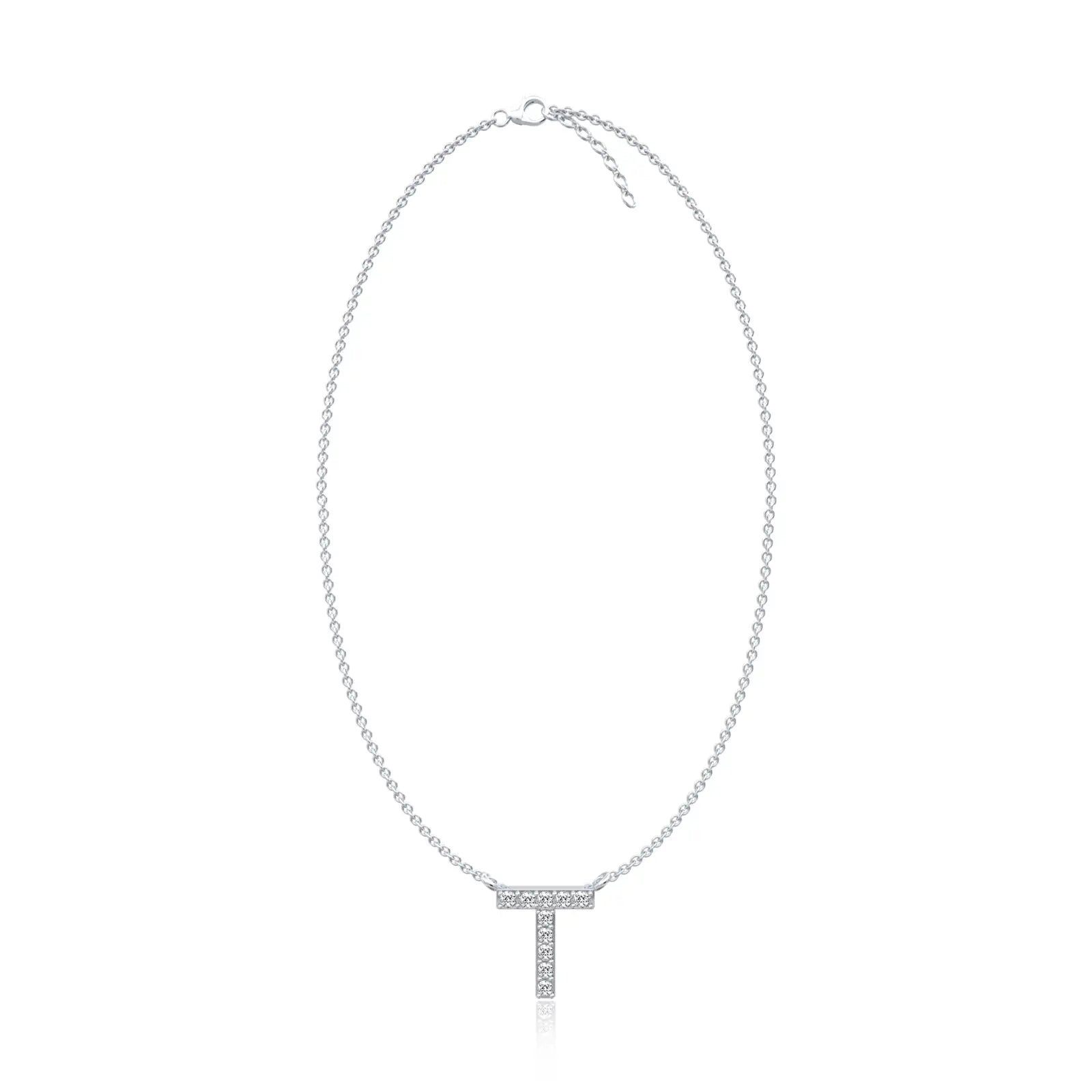 Timeless t Initial diamond necklace for office wear
