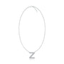 Diamond z alphabet necklace for women