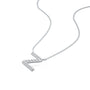 Unisex Diamond z alphabet necklace 