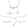 Descriptive image of trending celestial arc diamond necklace for women