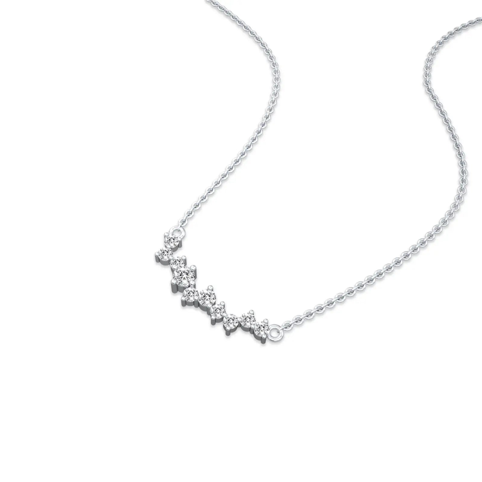 Trending celestial arc diamond necklace for women