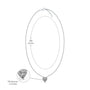 Dimension details of trending necklace design for girls suitable for all occasions