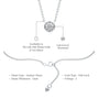 Descriptive image of diamond 0.25 Ct solitaire diamond pendant necklace