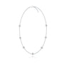 Minnesota floral diamond station necklace for pretty girls
