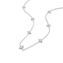 Minnesota floral diamond station necklace valentine gift for women