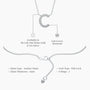 Descriptive image of stylish initial c diamond pendant necklace