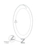Dimension image of unisex diamond z alphabet necklace 