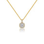 0.75 Ct Cushion-Cut Diamond Solitaire Pendant by Fortune Jewellery 