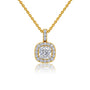 5-carat-cushion-cut-diamond-halo-pendant by Fortune Jewellery 