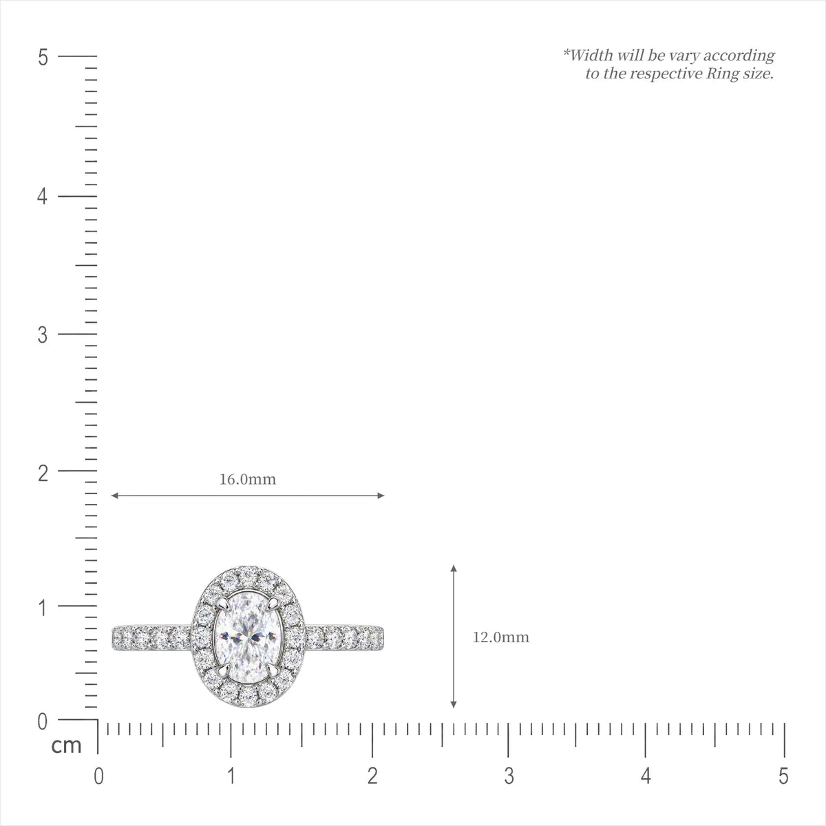 2 Ct Oval Cut Diamond Halo Pave Ring for office wear