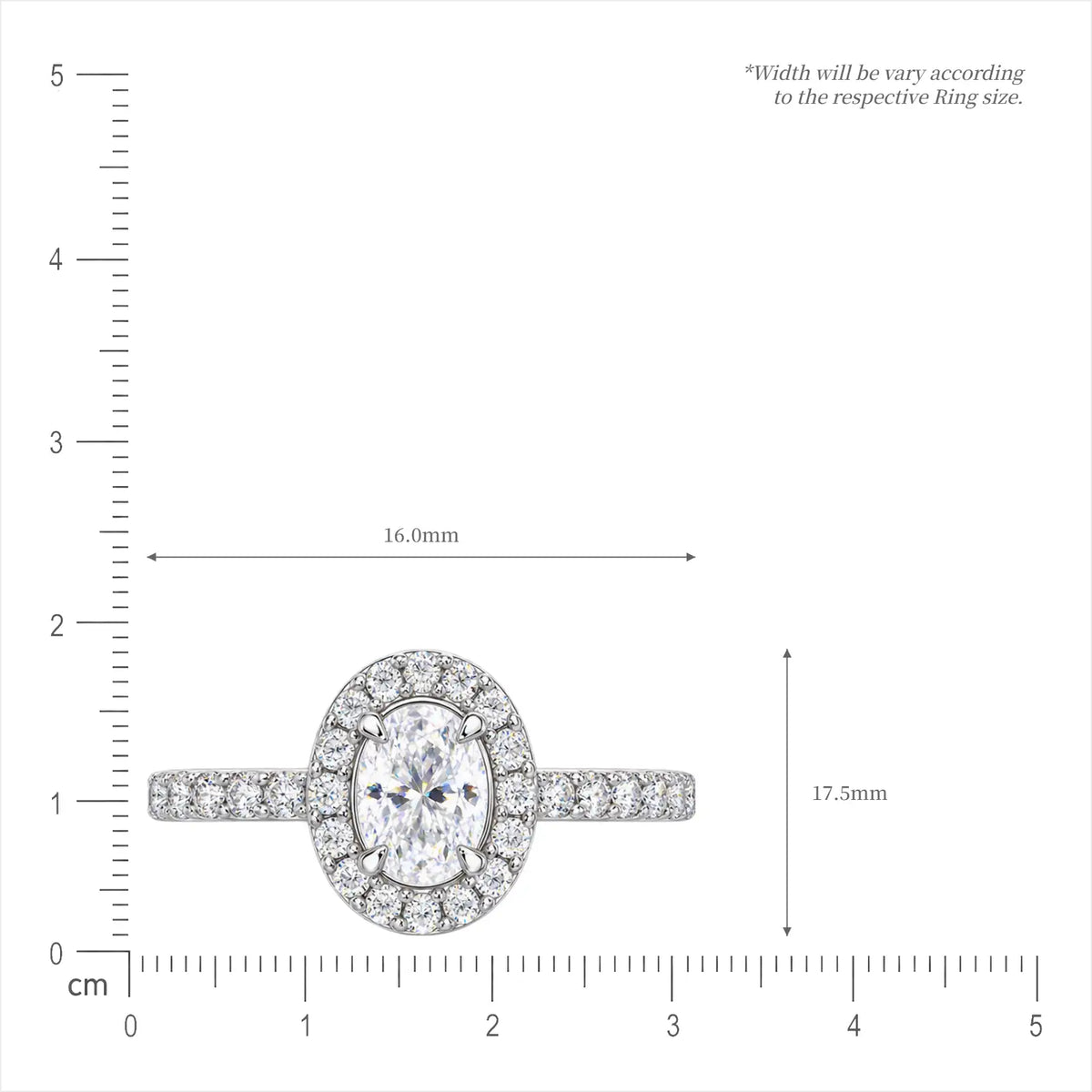 Trendy 5 Ct Oval Cut Diamond Halo Pave Ring