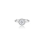 0.75 Ct Round Cut Lab Diamond Halo Ring by Fortune Jewellery