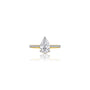 0.75 Ct Pear Cut Diamond Pave Ring