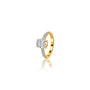 0.5 Ct Oval Cut Diamond Pave Ring for women