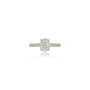 0.75 Ct Oval Cut Diamond Pave Ring by Fortune Jewellery
