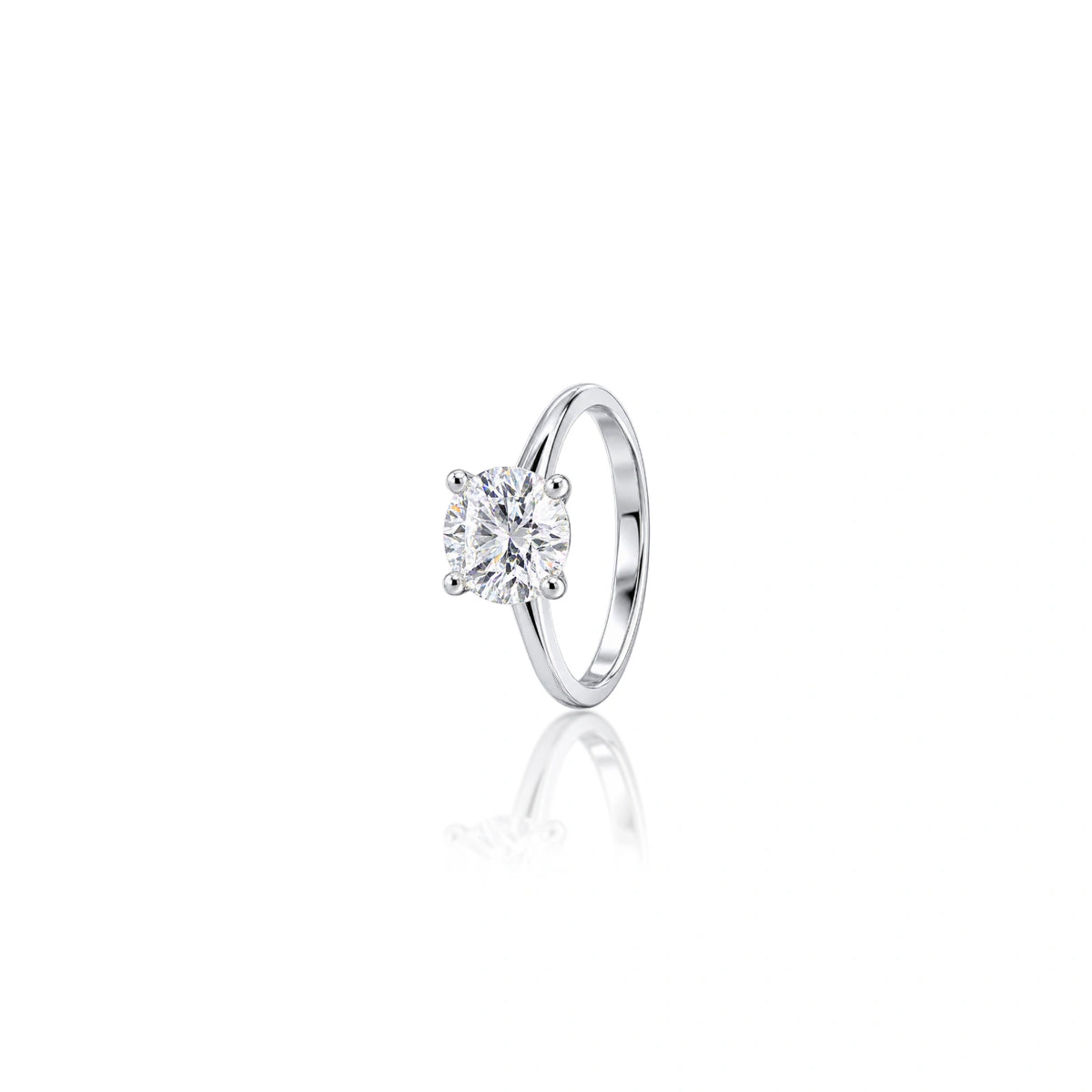 0.5 Ct Round Cut Diamond Solitaire Ring for women