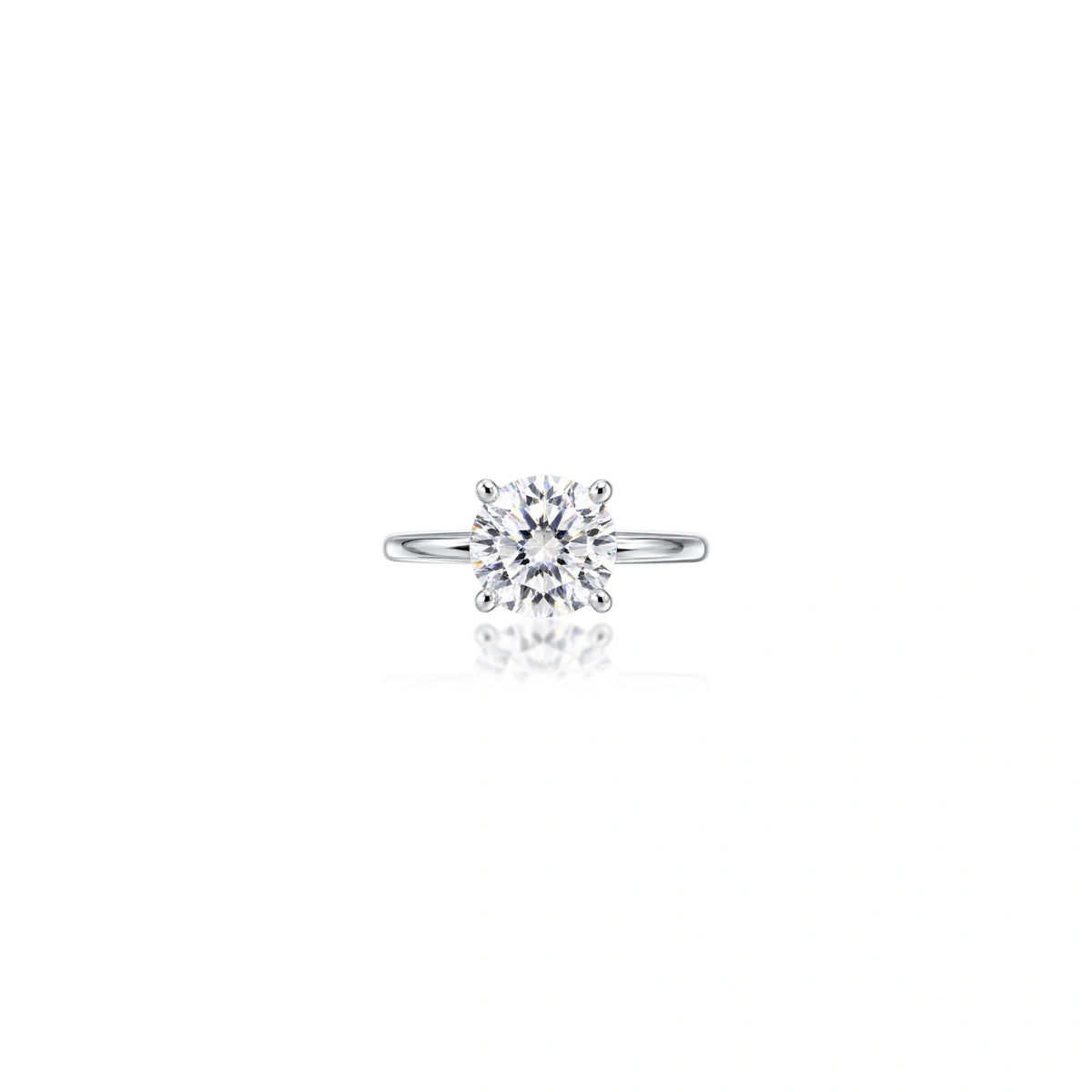 0.5 Ct Round Cut Diamond Solitaire Ring by Fortune Jewellery