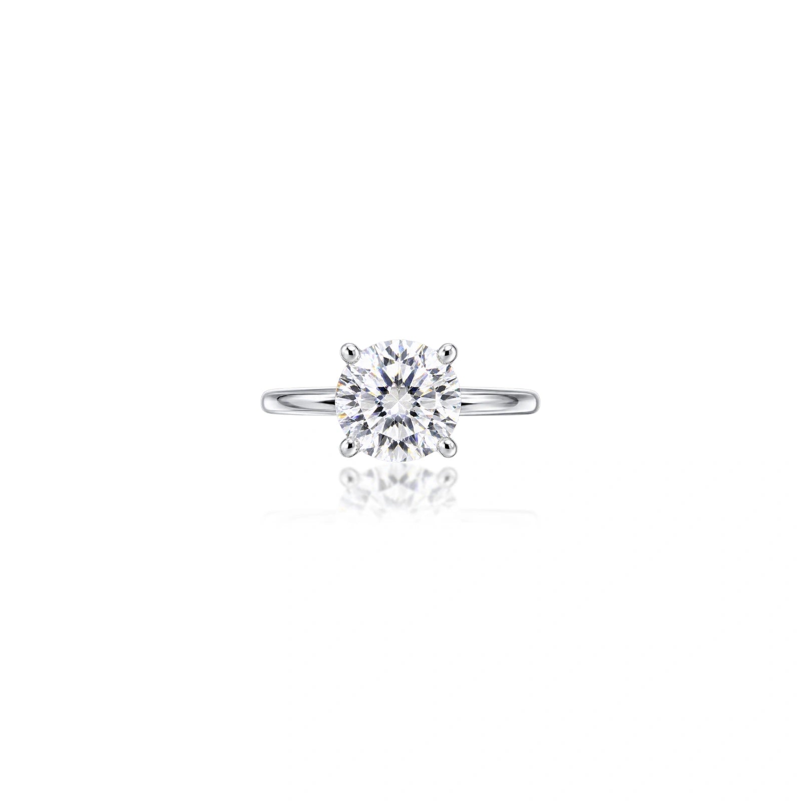 0.75 Ct Round Cut Diamond Solitaire Ring by Fortune Jewellery