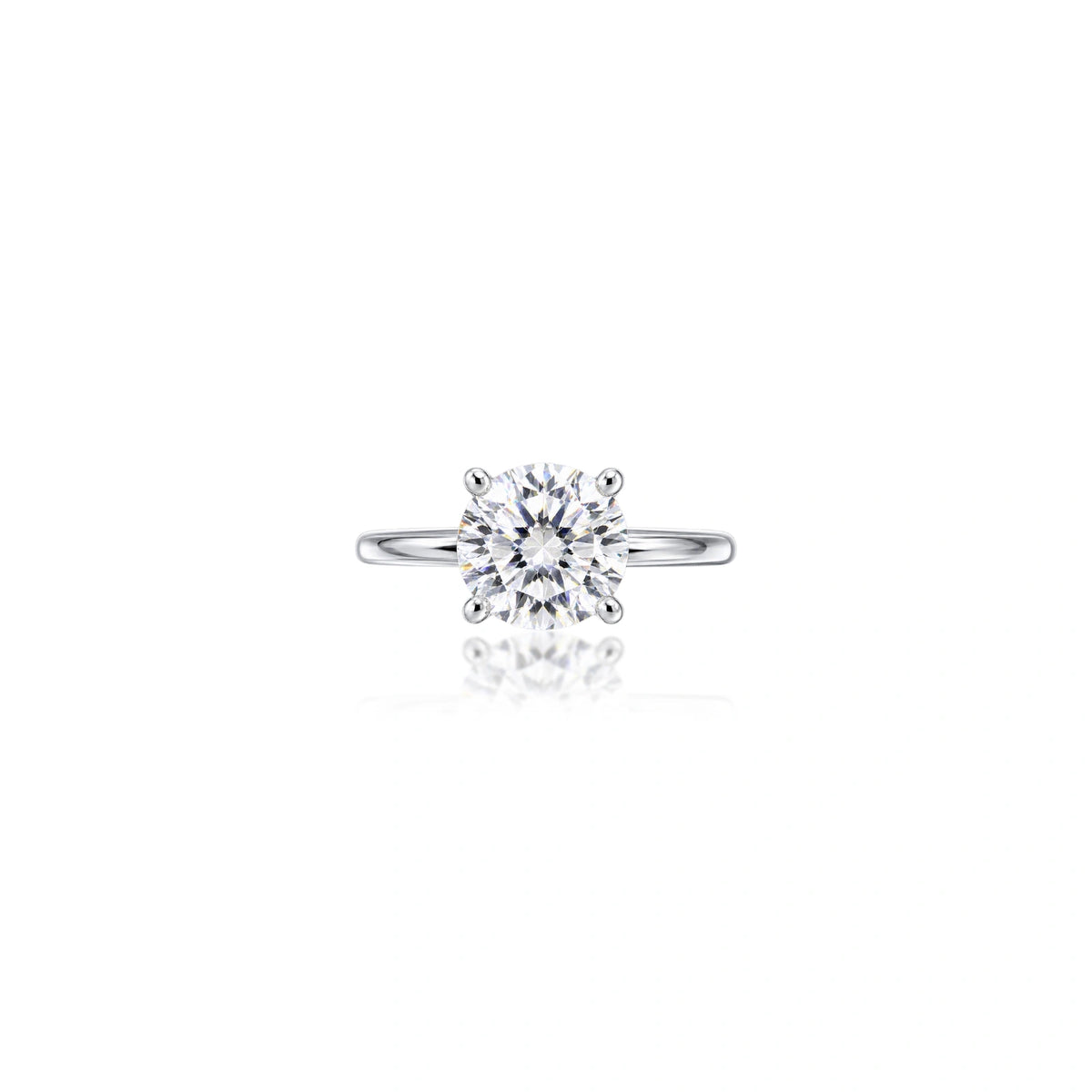 0.75 Ct Round Cut Diamond Solitaire Ring by Fortune Jewellery