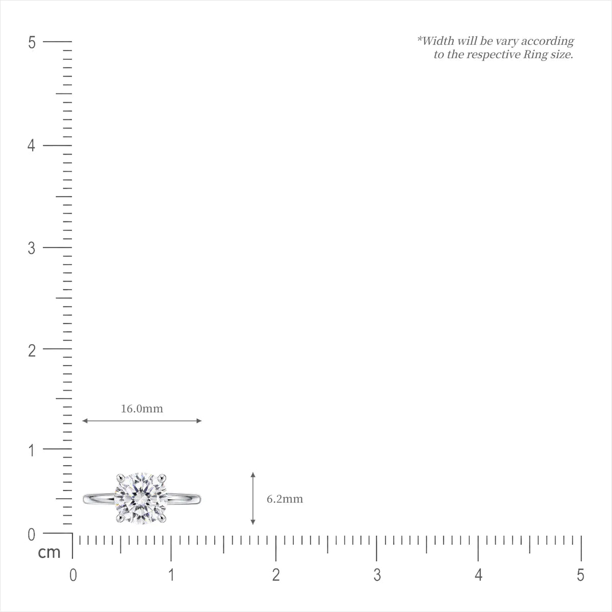 Trendy 1 Ct Round Cut Diamond Solitaire Ring