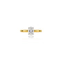 0.75 Ct Oval Cut Diamond Solitaire Ring by Fortunen Jewellery