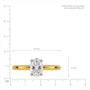 5 Ct Oval Cut Diamond Solitaire Ring for office wear