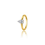 Lab grown 0.75 Ct Pear Cut Diamond Solitaire Ring