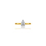 0.75 Ct Pear Cut Diamond Solitaire Ring by Fortune Jewellery 