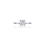 1 Ct Cushion Cut Lab Grown Diamond Solitaire Ring by Fortune